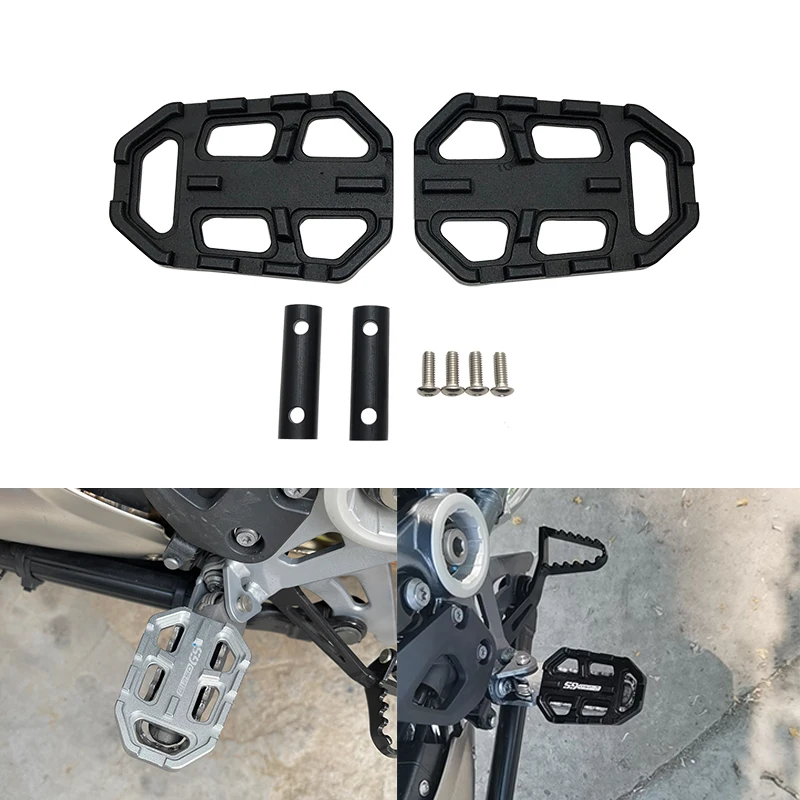 

Motorcycle Billet Wide Foot Pegs Aluminum Pedals Rest Footpegs Fit For BMW R1200GS R1250GS LC ADV S1000XR F750GS F850GS G310GS