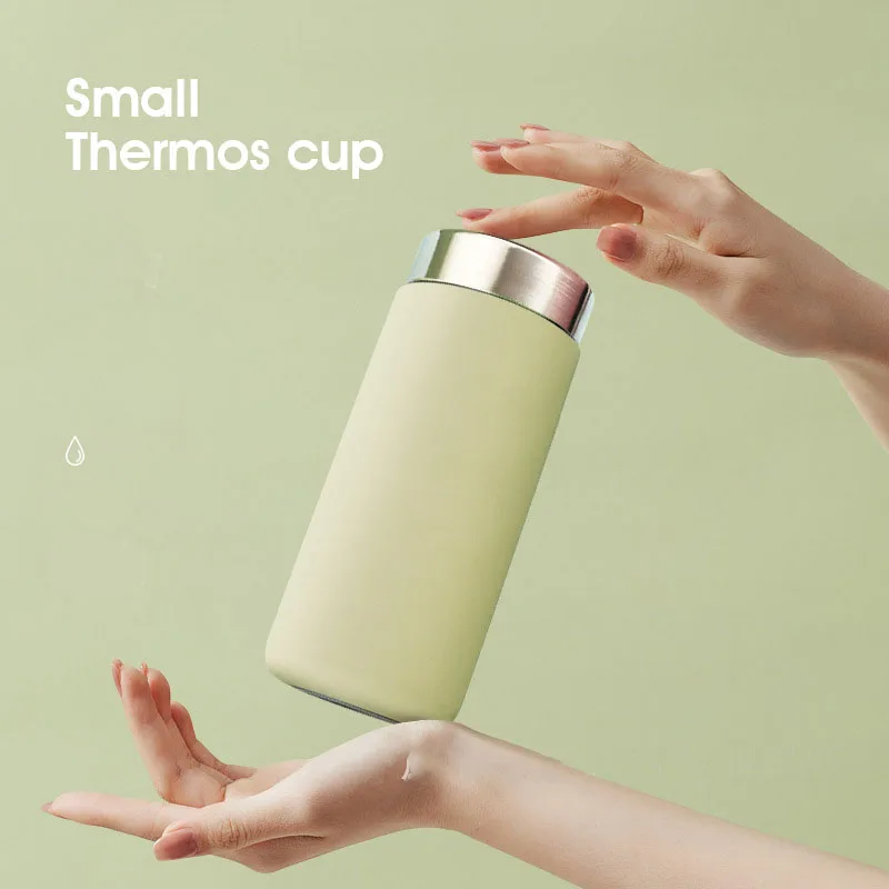 

200ml Thermos for Mate 304 Stainless Steel Vacuum Portable Small Capacity Thermal Mug Cute Mini Vacuum Flask Couple Travel Gift