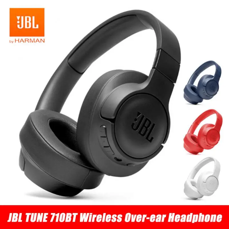 Original JBL TUNE 710BT Wireless Bluetooth 5.0 Headphones T710BT Pure Bass Earphone Noise Reduction Gaming Sports Headset