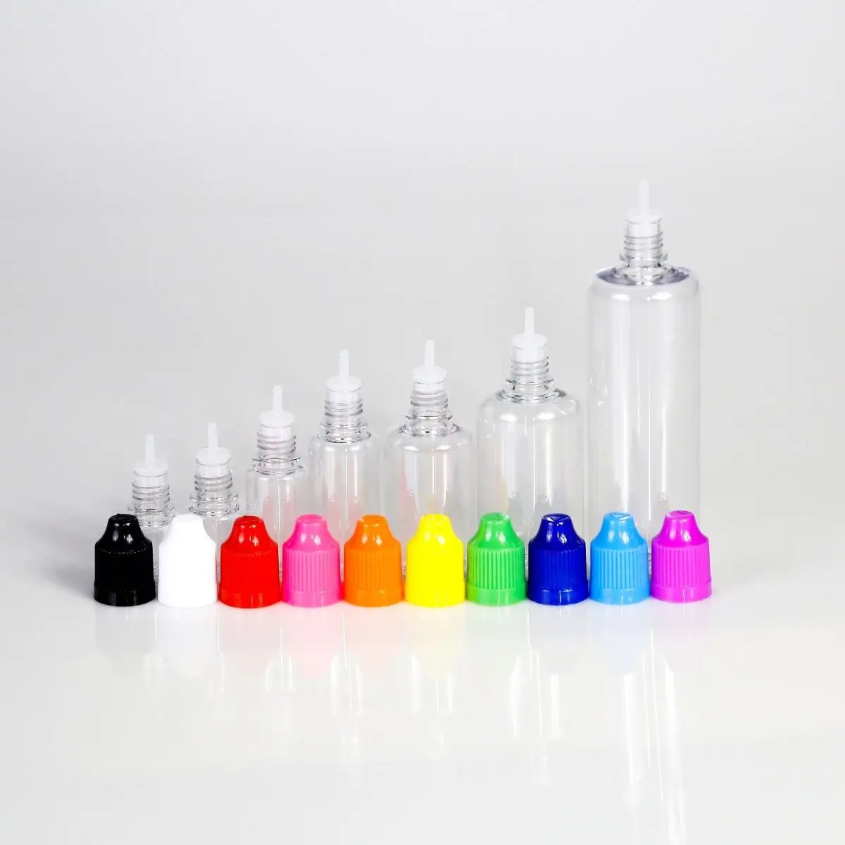 

10Pcs 5ml-100ml PET Clear Dropper Bottles Empty Squeezable Dripper Containers E Liquid Eye Juice Oil Dropper Bottle with Funnel