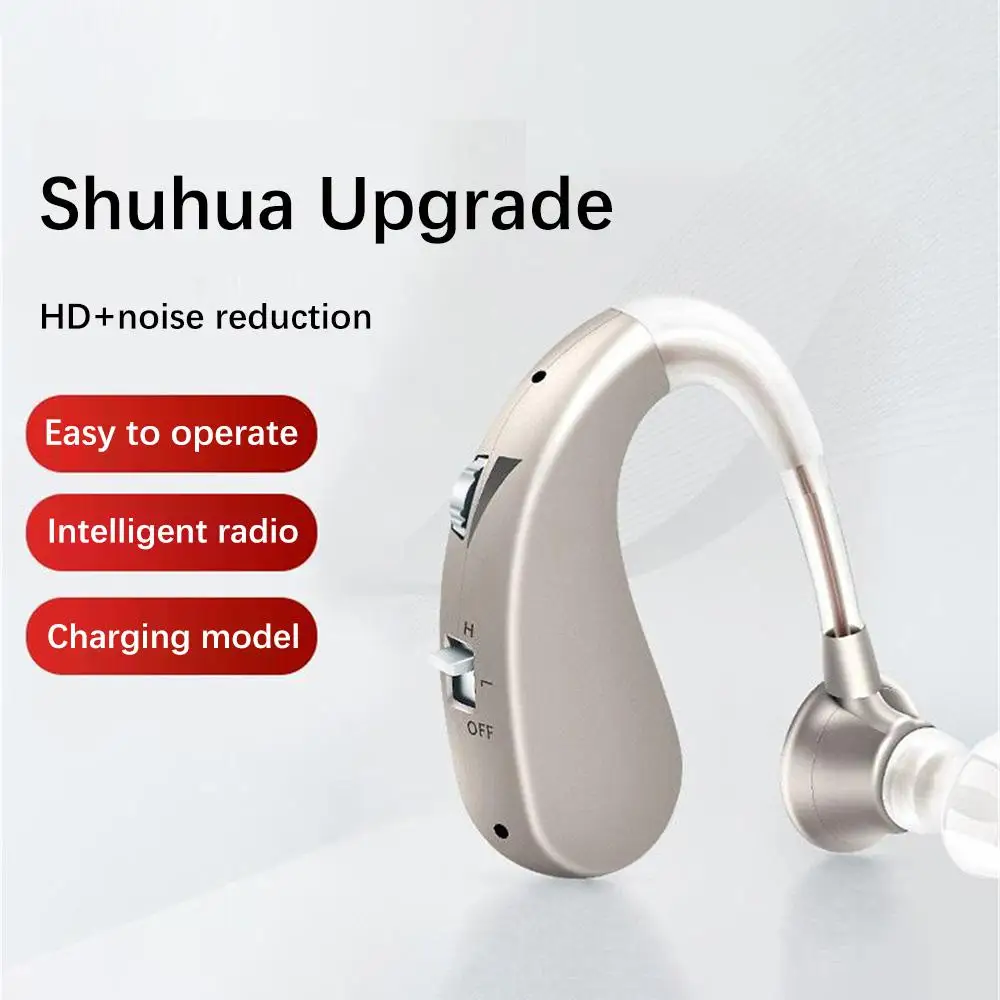 

Sports Style Elderly Hearing Aids Earphones Rechargeable Hearing Aid Ear Mounted Waterproof Amplifying Earphone Sound Amplifier