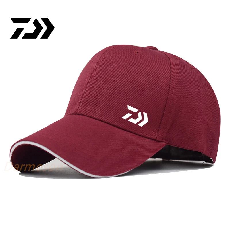 

New Daiwa Fishing Cap Men's Baseball Cap Outdoor Sports Windproof Sunshade Camping Cycling Mountaineering Fashion Fishing Hat