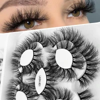 9pairs women beauty thick lashes natural long handmade 8d faux mink hair fluffy soft false eyelashes