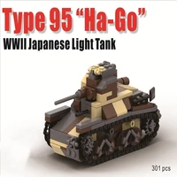ww2 japanese army tank armored vehicle type 92 moc building blocks military soldier figure accessories kids toys birthday gift