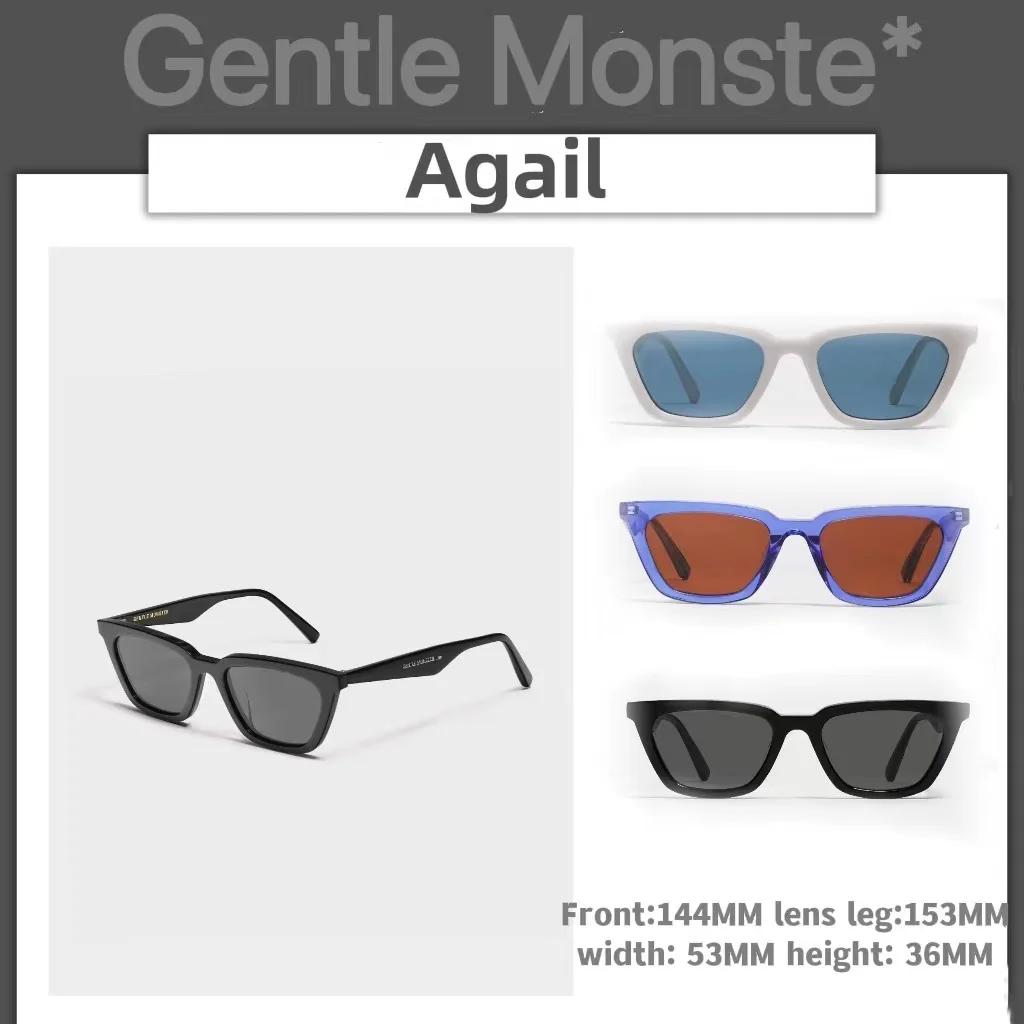

2022 мягкие солнцезащитные очки Monstor для мужчин и женщин, винтажные Роскошные брендовые дизайнерские трендовые продукты UV400, ацетатные очки ...