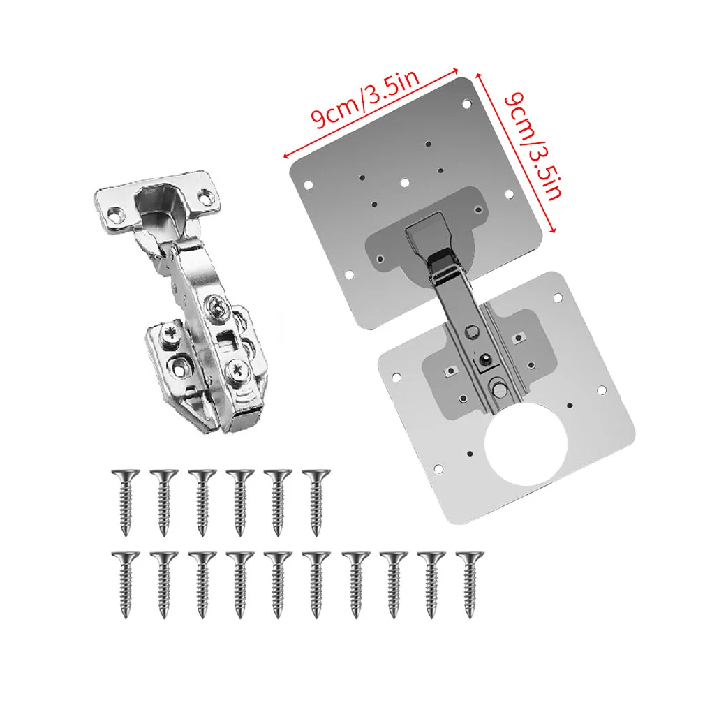 

Шарнирная ремонтная пластина из нержавеющей стали с защитой от ржавчины для шкафа и мебели