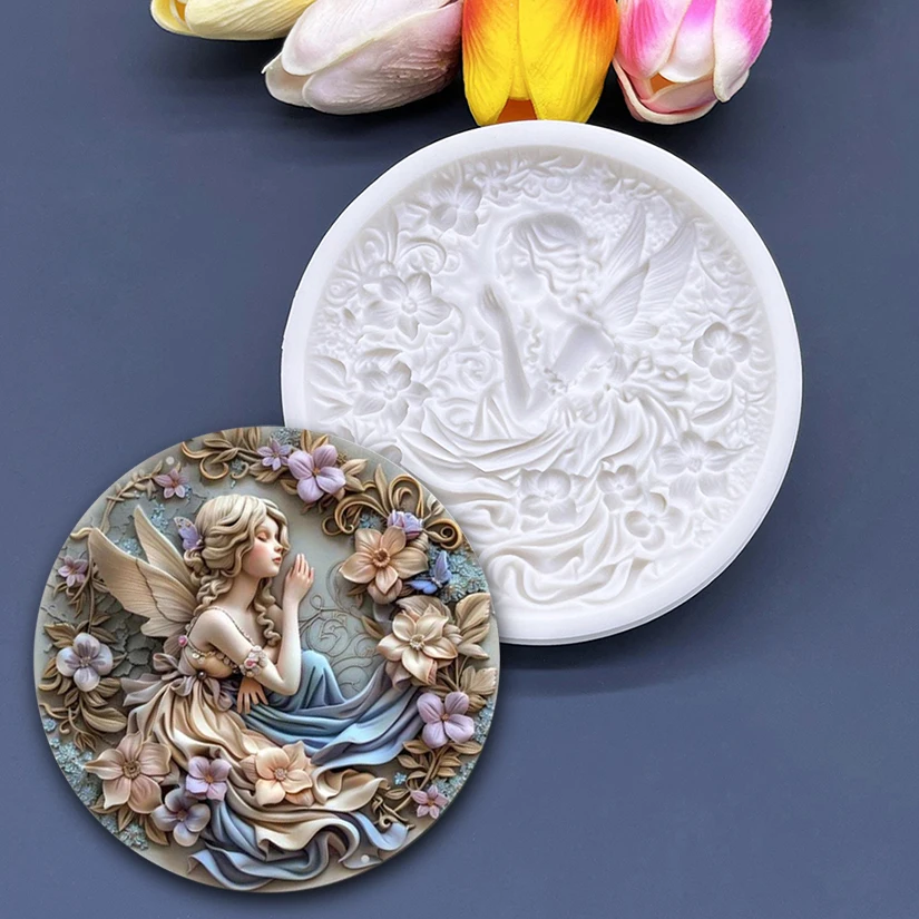 

Форма для выпечки Fengying цветочная фея силиконовая