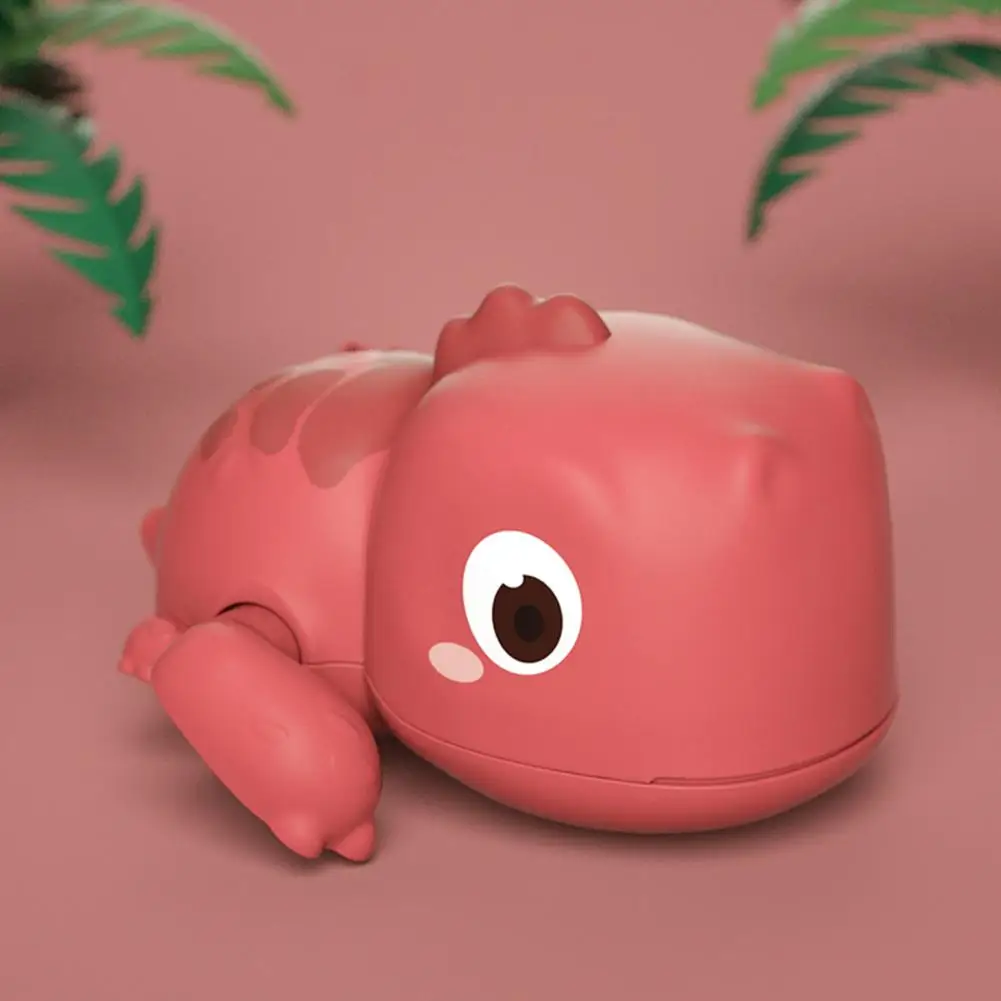 Summer Baby Bathing Shower Clockwork Water Toy Easy-carrying Safe ABS Dinosaurs Wind-up Water Play Toy for Kids