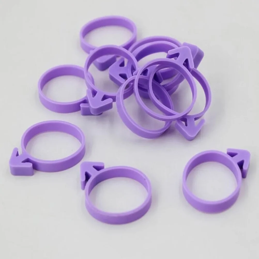 

12PCS Fondant Piping Cake Decorating Icing Bag Sealing Fixed Ring Tied Rubber Band