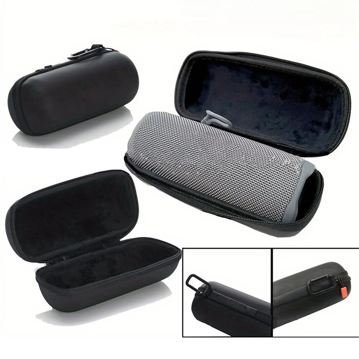 Фото (A23G) Защитный чехол для колонки JBL Flip6, дорожная сумка для переноски, ударопрочная сумка для хранения беспроводной Bluetooth-колонки №1
