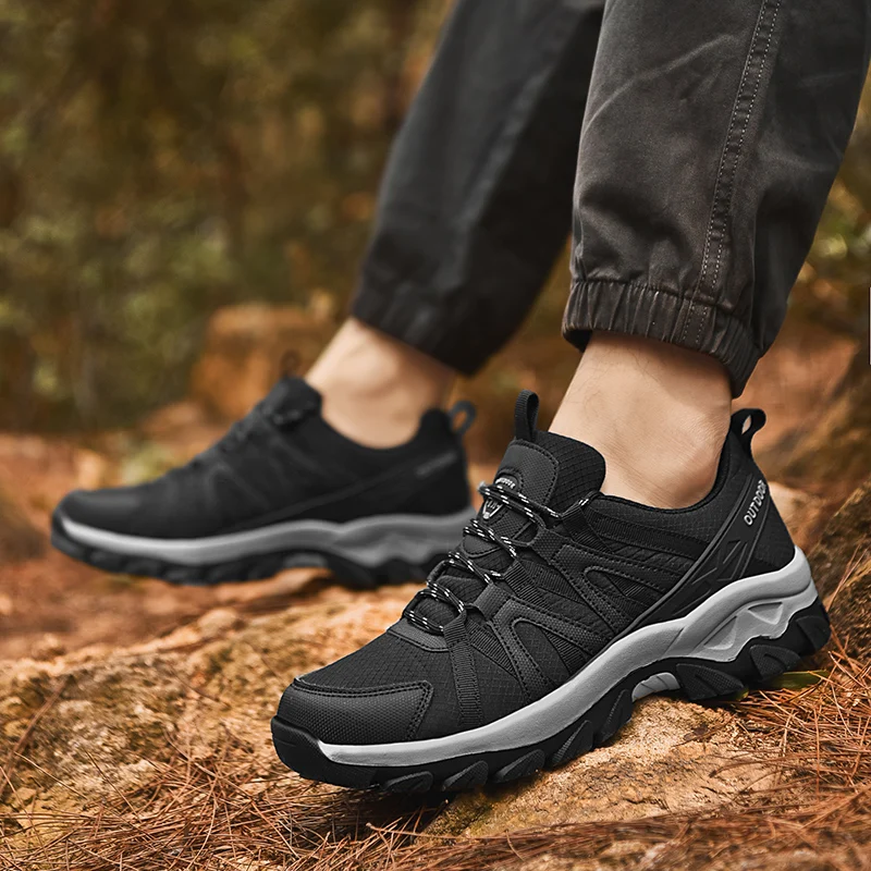 

Outdoor Men Tourist Shoes Winter Hiking Shoes Hiker Hunting Camping Travel Shoes Men Woodland Hunting Mountain Sports Shoes