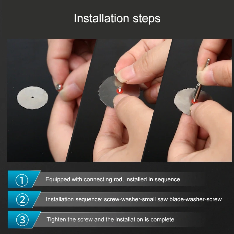 12 шт. мини-диск для циркулярной пилы электрический шлифовальный режущий диск