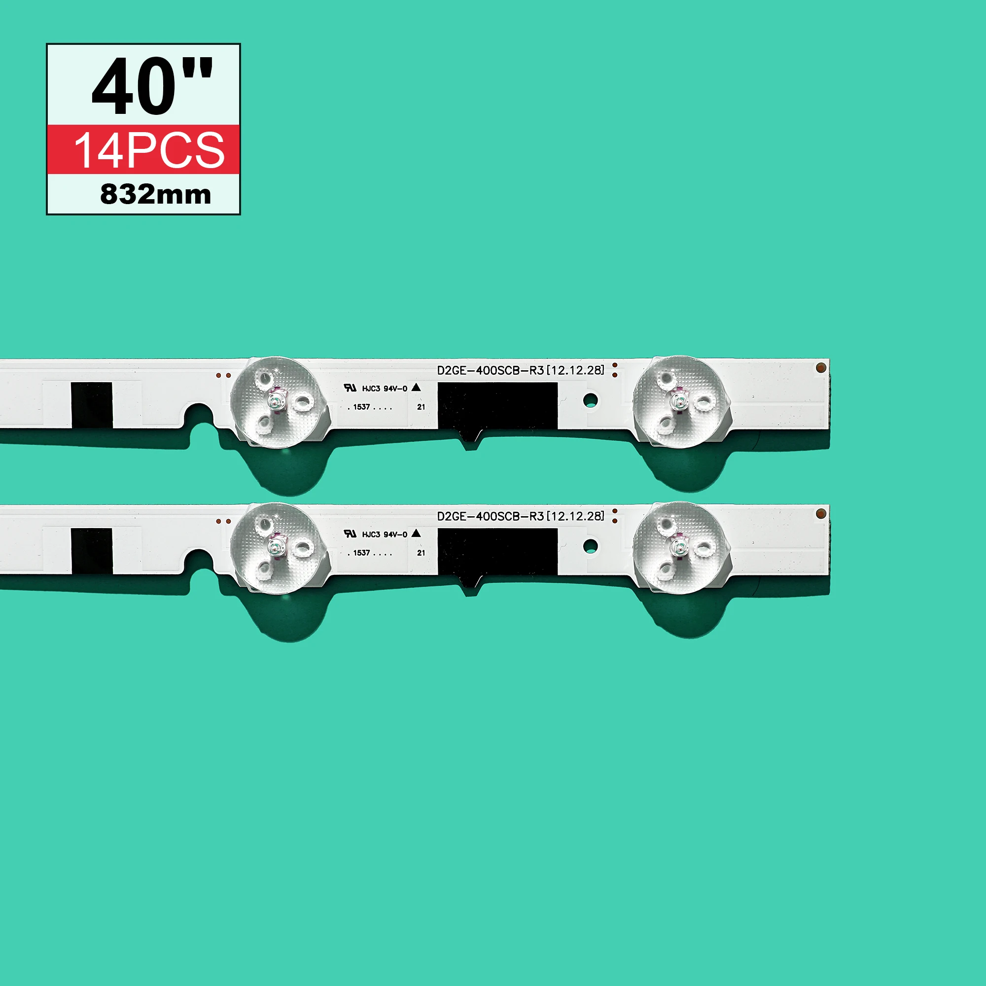 832 мм 13 светодиодный ная Задняя лента для Sam Sung 40 &quotTV D2GE-400SCA-R3 UA40F5500 2013SVS40F UE40F6400
