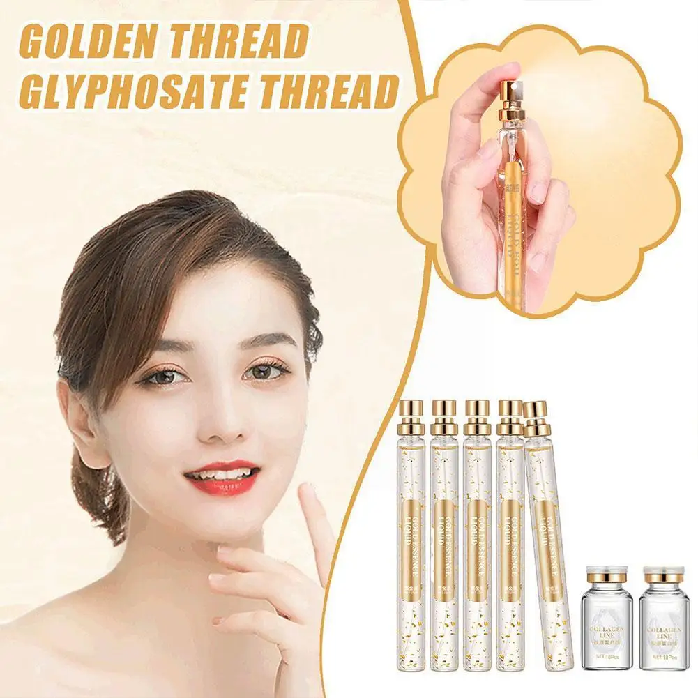 

24k Gold Protein Soluble Nano Gold Essence Hyaluronic Diluted Essence Acid Fine Gold Peptide Protein Line Line Essence Z8H5