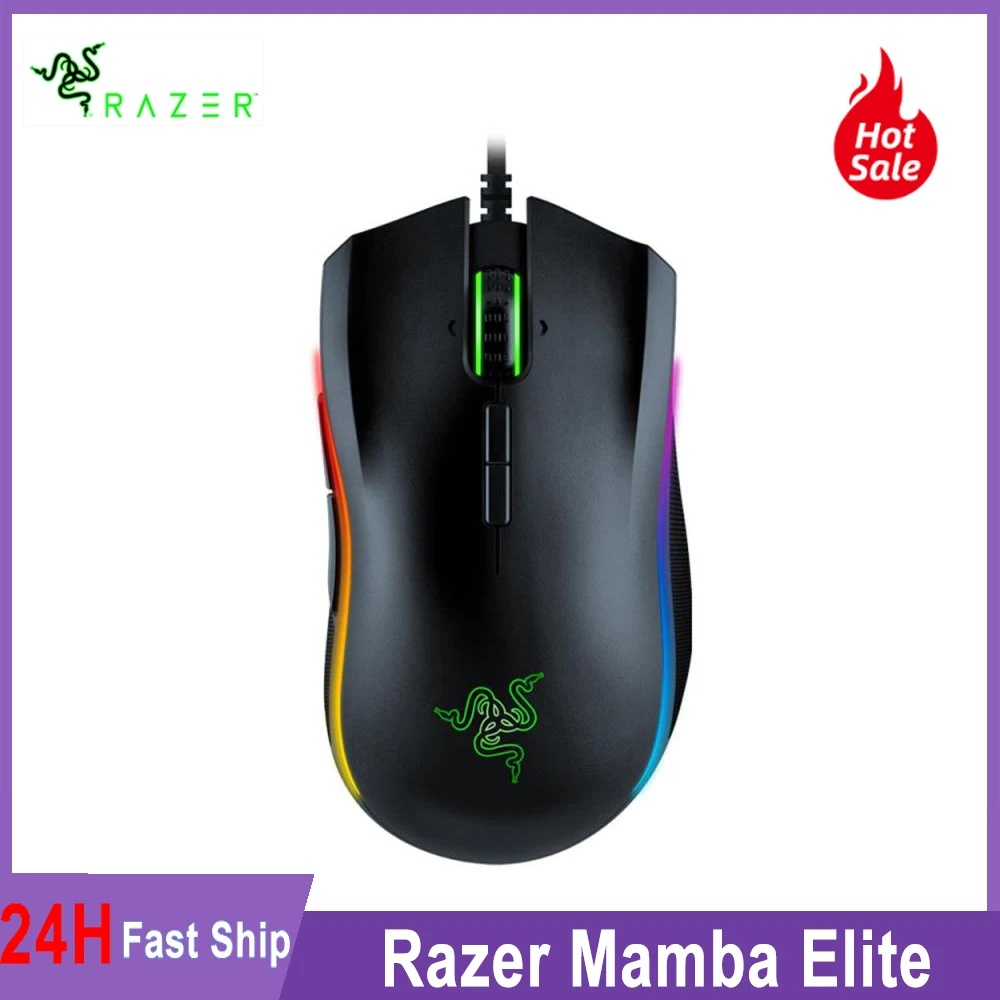 

Игровая мышь Razer Mamba Elite Edition, 16000 ТНД, Подсветка USB