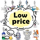 Новое поступление, очаровательные бусины из стерлингового серебра 925 пробы в виде змеи, кошки, собаки, подходят к оригинальному браслету Pandora для женщин, детский подарок, сделай сам