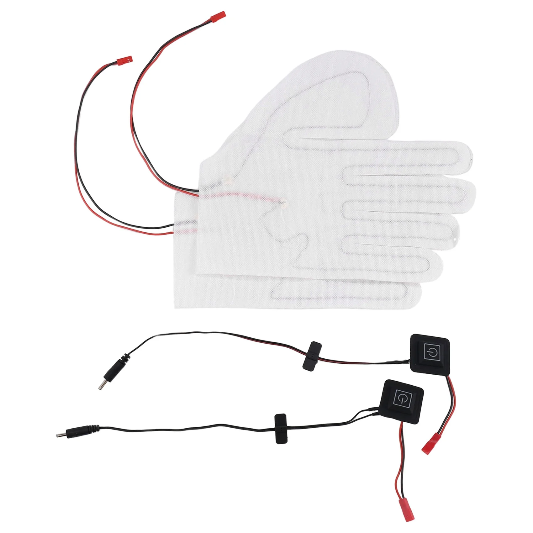 

Зимние Термоаксессуары для обуви и перчаток, 5 В, перчатки из углеродного волокна с USB, нагревательные подушечки, элемент с электронагревательной пленкой