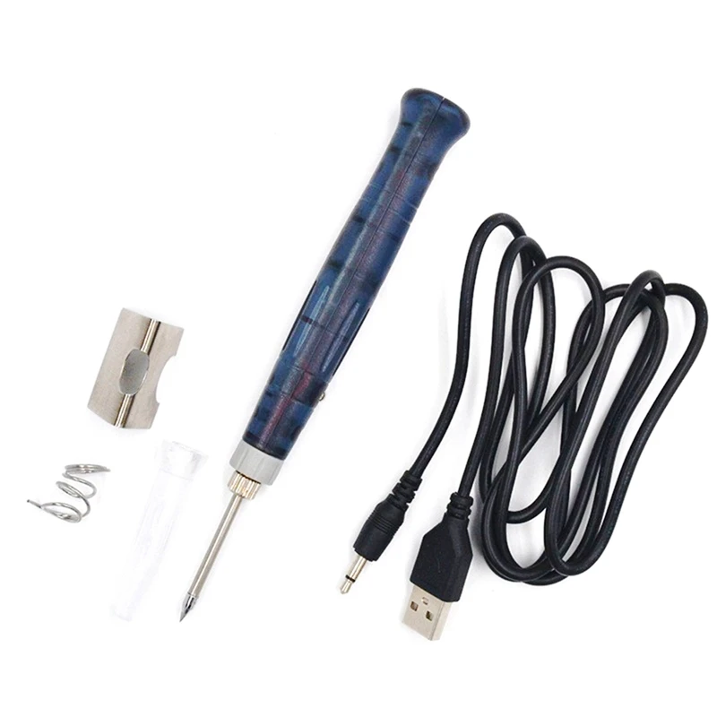 

Portable USB Soldering Iron Professional Electric Heating Tool Rework Indicator Light