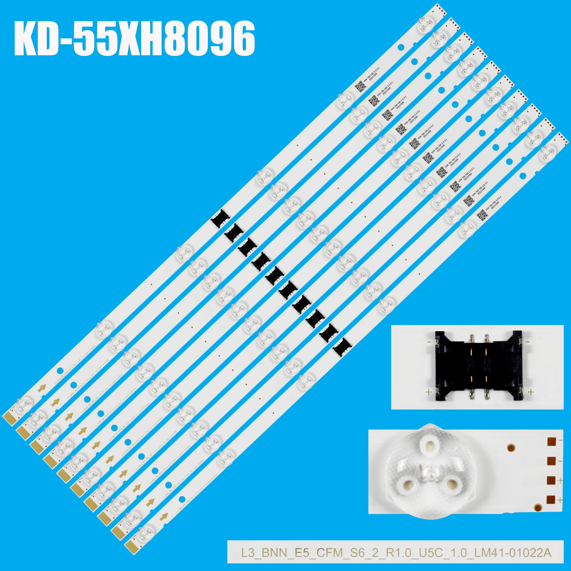 

Светодиодная лента подсветки для LM41-01056A LM41-01022A I-5500SY80062-VC KD-55XH8096 KD-55XH8077 XBR-55X800H