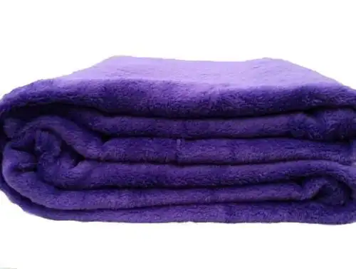 

Coral Fleece Throw Blanket Soft Elegant Cover King Lavender