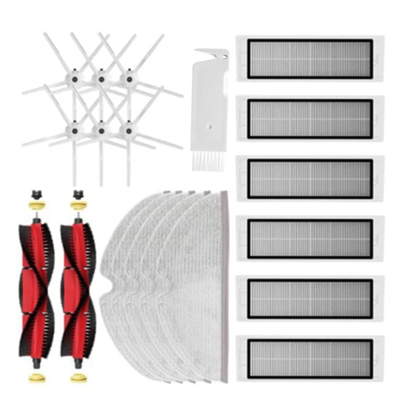 

Main Brush HEPA Filter Mop Cloth Side Brush For Xiaomi Roborock S5 Max S6 Maxv S6 S50 S55 Pure Vacuum Spare Parts