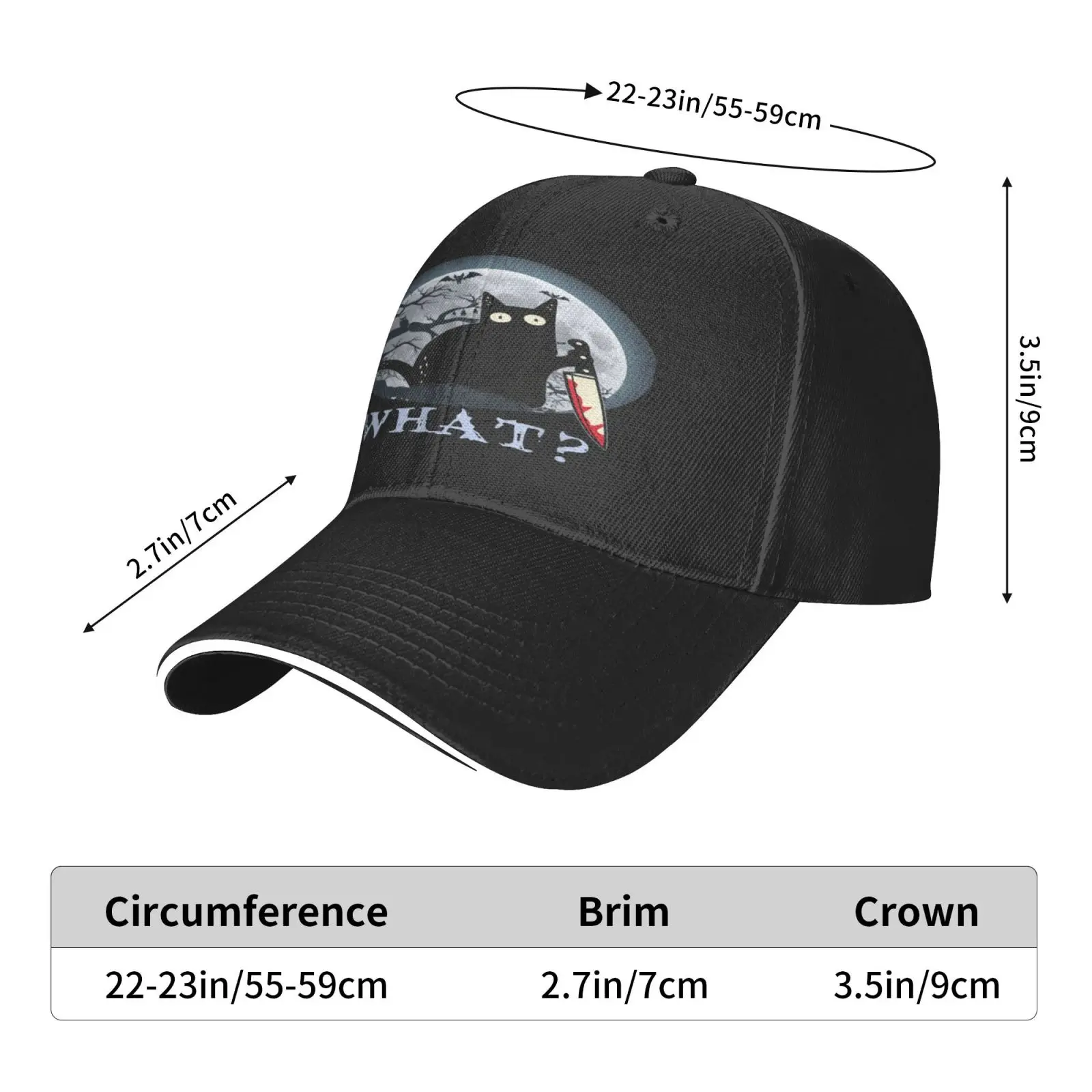 

Murderous Cat With Costume Hip Hop Men Men's Baseball Cap For Women Women Hat Women's Cap