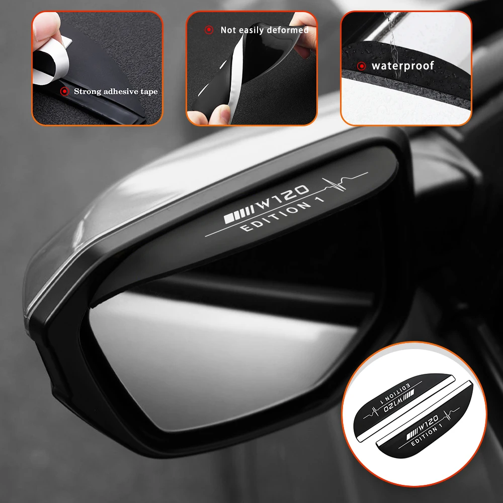 Автомобильные зеркала заднего вида, водонепроницаемые накладки для Benz Edition 1 W120 W110 W114 W115 W123 W214 W210 W211 W212 W213 E-Class, 2 шт.