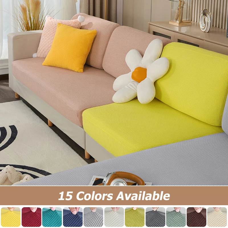 

Plaid Sofa Cushion Cover Thick Stretch Sofa covers For Living Room washable Armchair Corner Sofa Seats Cover For Home decoration