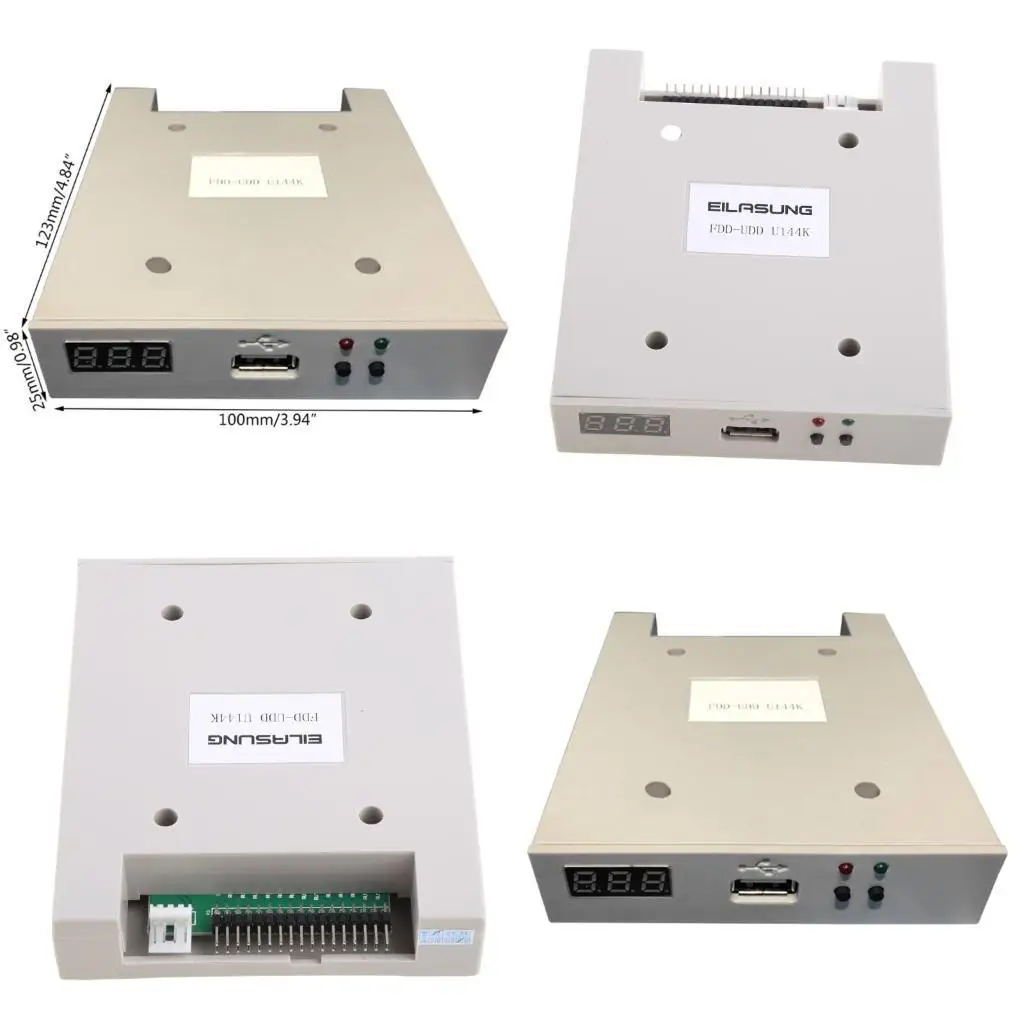 Фото 31BA Floppy Drive FDD-UDD U144K 1,44 МБ USB SSD SSD-эмулятор 32-разрядного процессора Промышленные контроллеры флоппи-диск №1