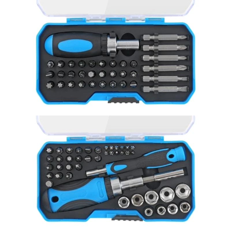

44pcs /34pcs Multi-bit Ratcheting Screwdriver Multitool Screwdriver Tool Set with Box Chrome Alloy Steel Tool Set