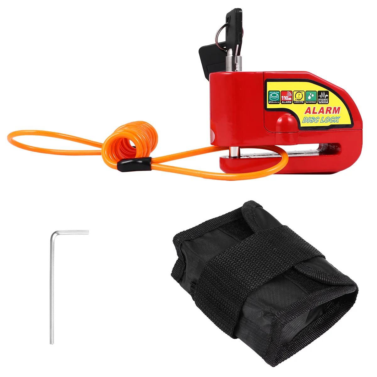 Противоугонный замок для мотоцикла сигнализация колесный навесной дисковый