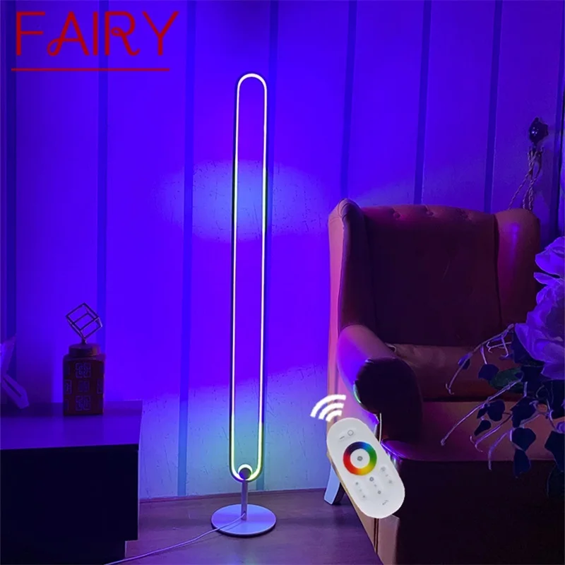 Сказочный диммер в современном стиле разноцветный фон RGB атмосферная лампа