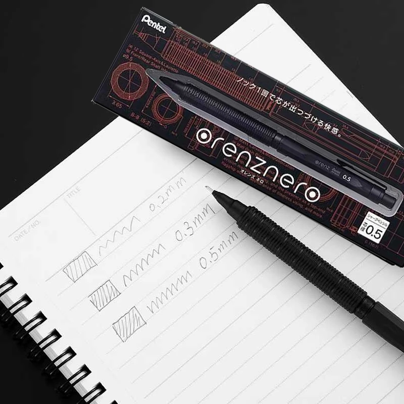 Фото Pentel Professional Карандаш ORENZNERO 0.2 | 0.3 | 0,5 мм малогабаритные автоматические карандаши для выброса свинца, принадлежности для точного рисования №2