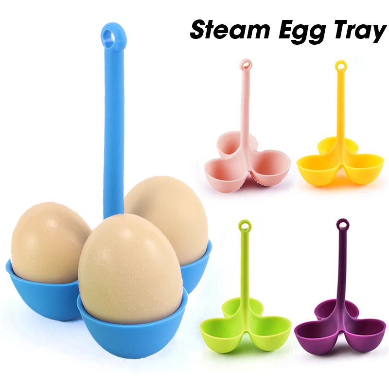 

Steamed Eggs Tray Food Grade Silicone Eggs Boiling Tray Home Gadgets Cooking Utensils Egg Tools Organizers Kitchen Accessories