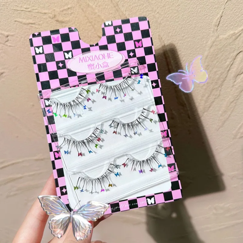 

Artificial Eyelashes 1 Box Simple To Use Soft And Comfortable Natural Without Trace Stereo Curl Makeup Tools And Accessories 20g