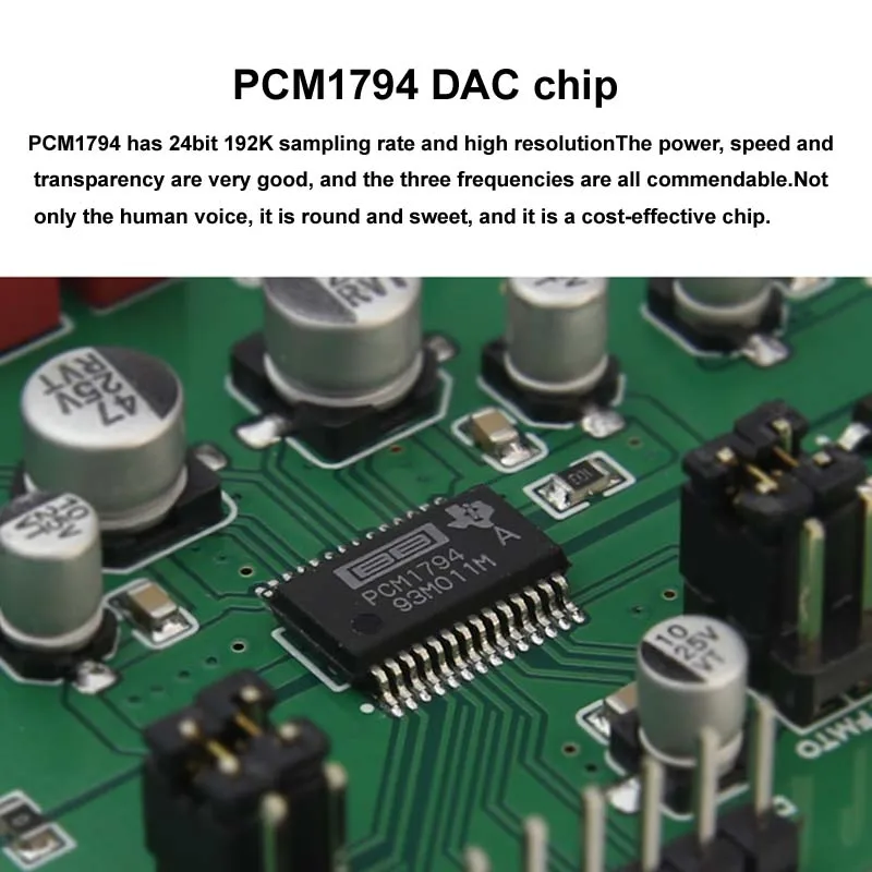DLHiFi Single PCM1794A PCM1794 Decoder Gold-plated Black PCB HiFi 24Bit 192kHz NE5534 NE5532 OP AMP DAC Board For HiFi Amplifier images - 6