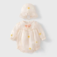baby clothes newborn baby one piece princess bag fart clothes xiao zou ju long sleeved romper