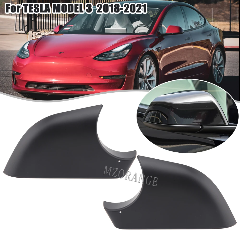 

Car Mirror Housing for Tesla Model 3 2018 2019 2020 2021 Side Mirror Base Cover Car Door Wing Rearview Rear View mirror base
