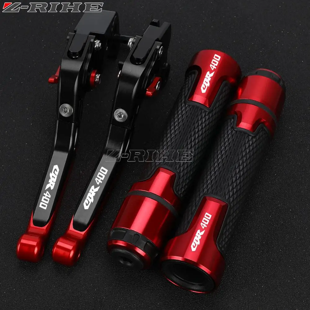 CBR 400 NC Motorcycle Extendable Adjustable Brake Clutch Levers Handlebar grip For HONDA CBR400 NC23 NC29 1986-1994 23 29 1993
