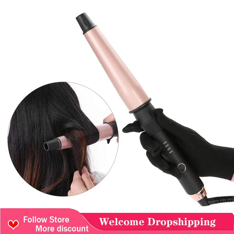 

2 in 1 All Curly and Wavy Hairstyle Ceramic Styling Tools Professional Hair Curling Iron Waver Straightener and Curler