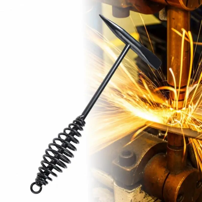 

Spring Handle High Hardness Durable Derusting Welding Slag Hammer for Welding