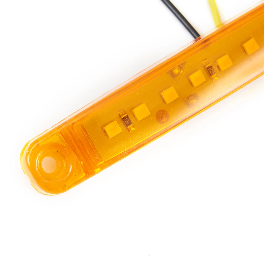 

Durable Practical Lights Marker DC12-24V Indicator Lorry Sealed Shakeproof Super bright Waterproof 100x15mm 30pcs