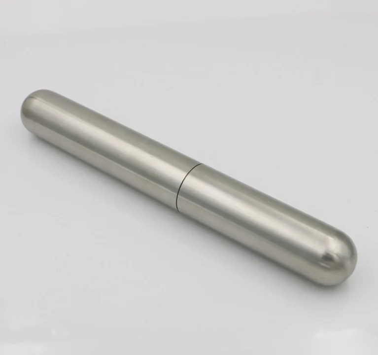 Дорожная коробка для сигар из нержавеющей стали портсигар одинарная трубка