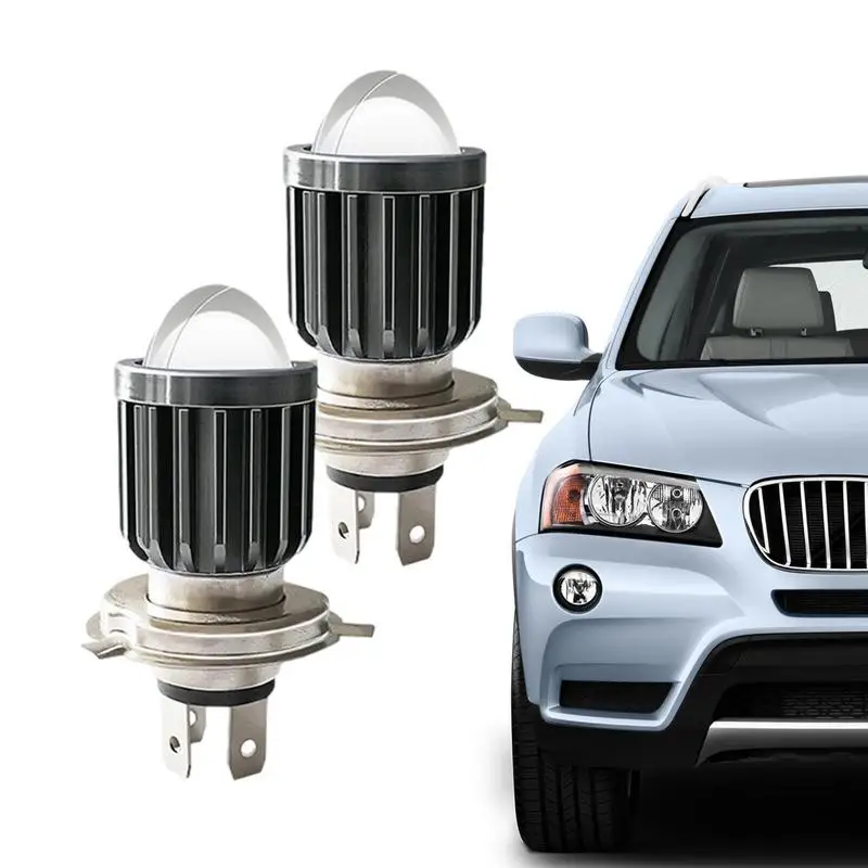 

H4 LED Bulbs For Headlights 2Pcs Running Headlight Lamps For Car 360 Lighting Fog Lamps For Auto Car Convertible Car SUV Truck