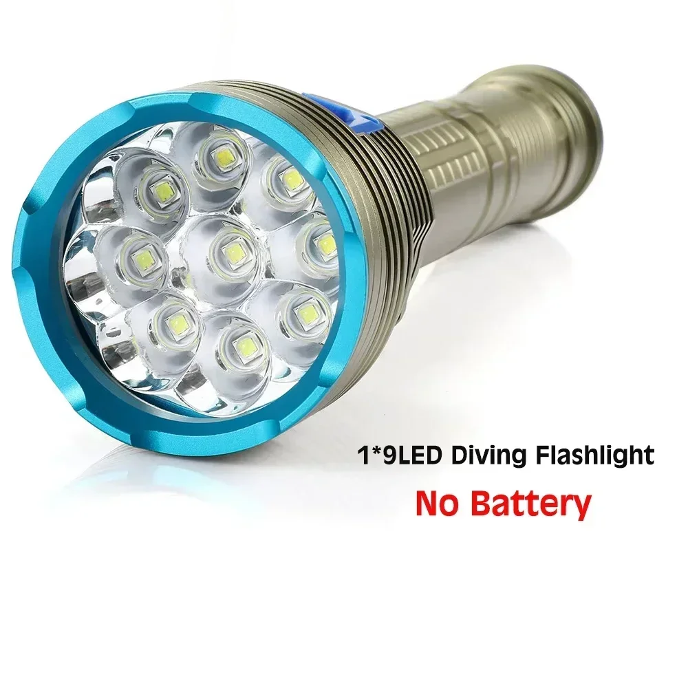 

ANTEAM Профессиональный подводный фонарь 9 LED 200м