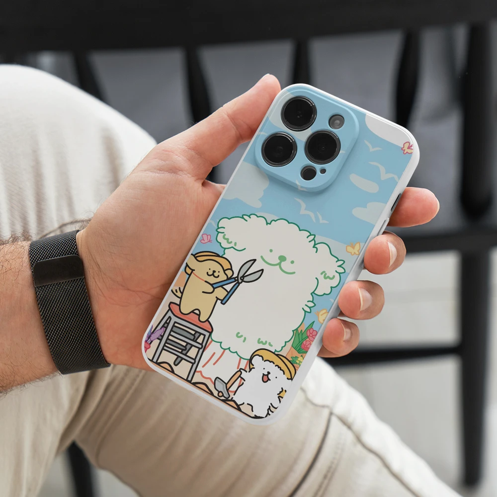 Чехол для телефона с изображением супер милого щенка IPhone 15 14 13 Pro Max