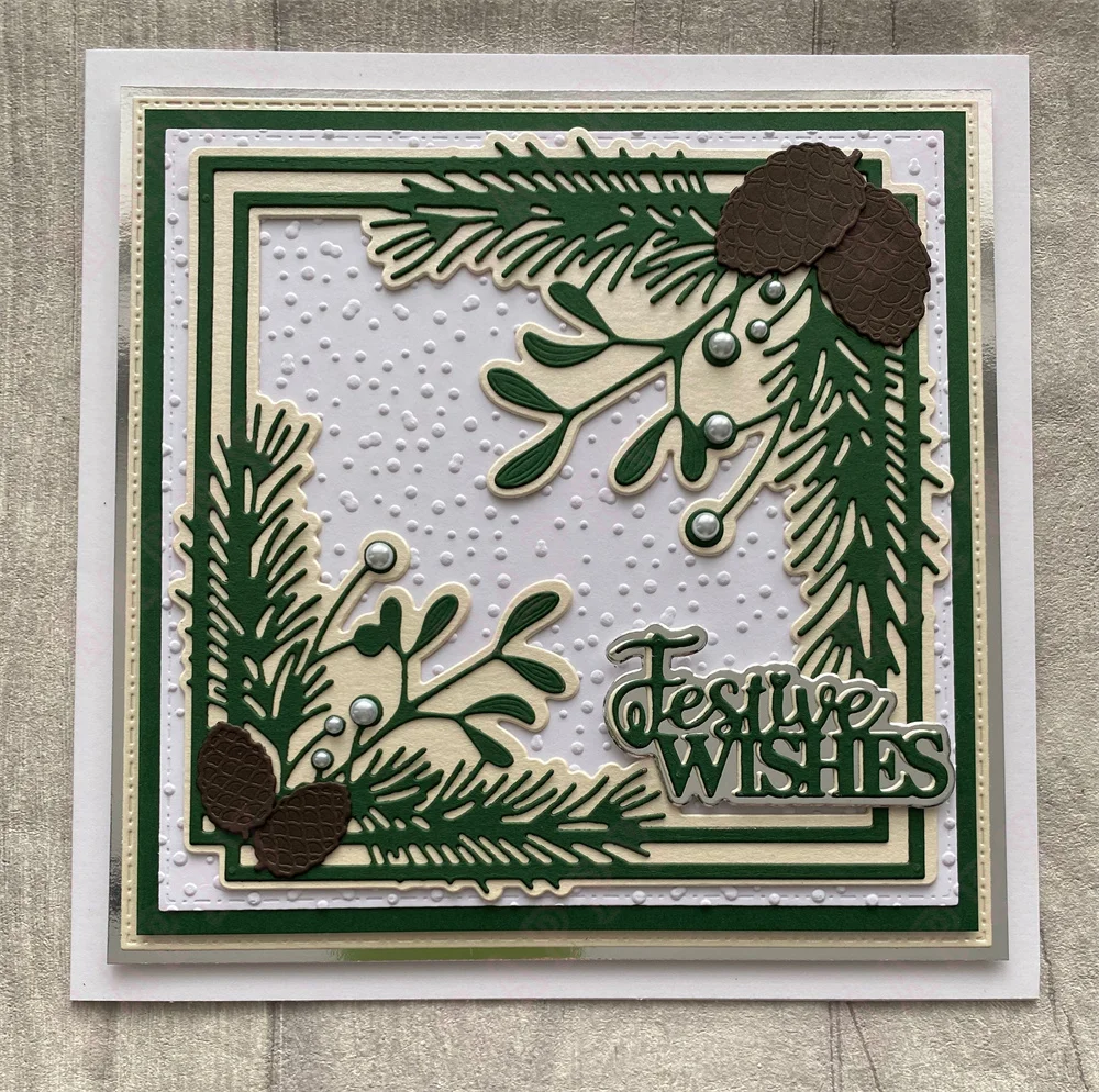 Новое поступление 2024 металлические высекальные штампы с Падуба высекальная