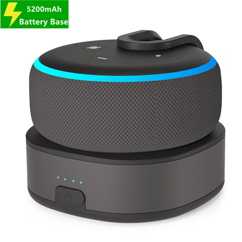 

Alexa Echo Dot Battery Base For Echo Dot 3 rd generation bateria alexa echo dot 3 Portable charging stand