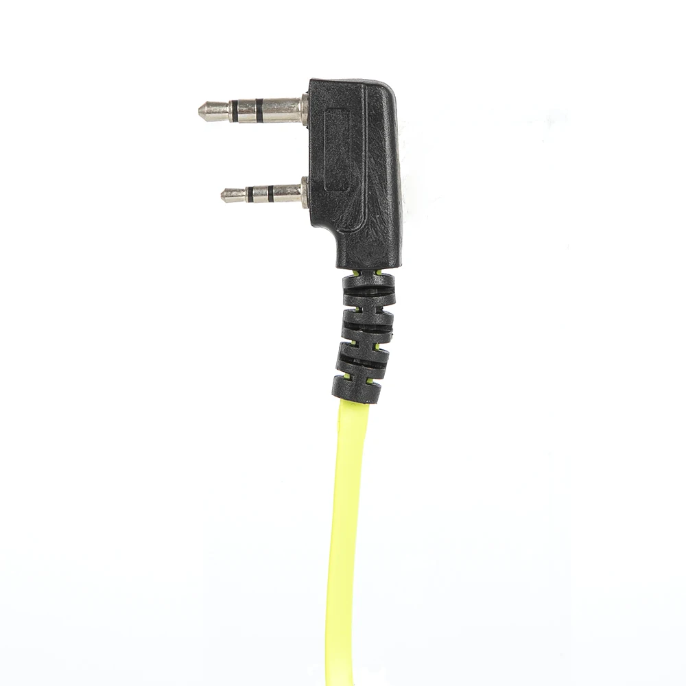Green Fashion Noodle style earbud headphone K plug for KENWOOD Baofeng BF888s UV5R UV82 Wouxun TYT Puxing etc walkie talkie