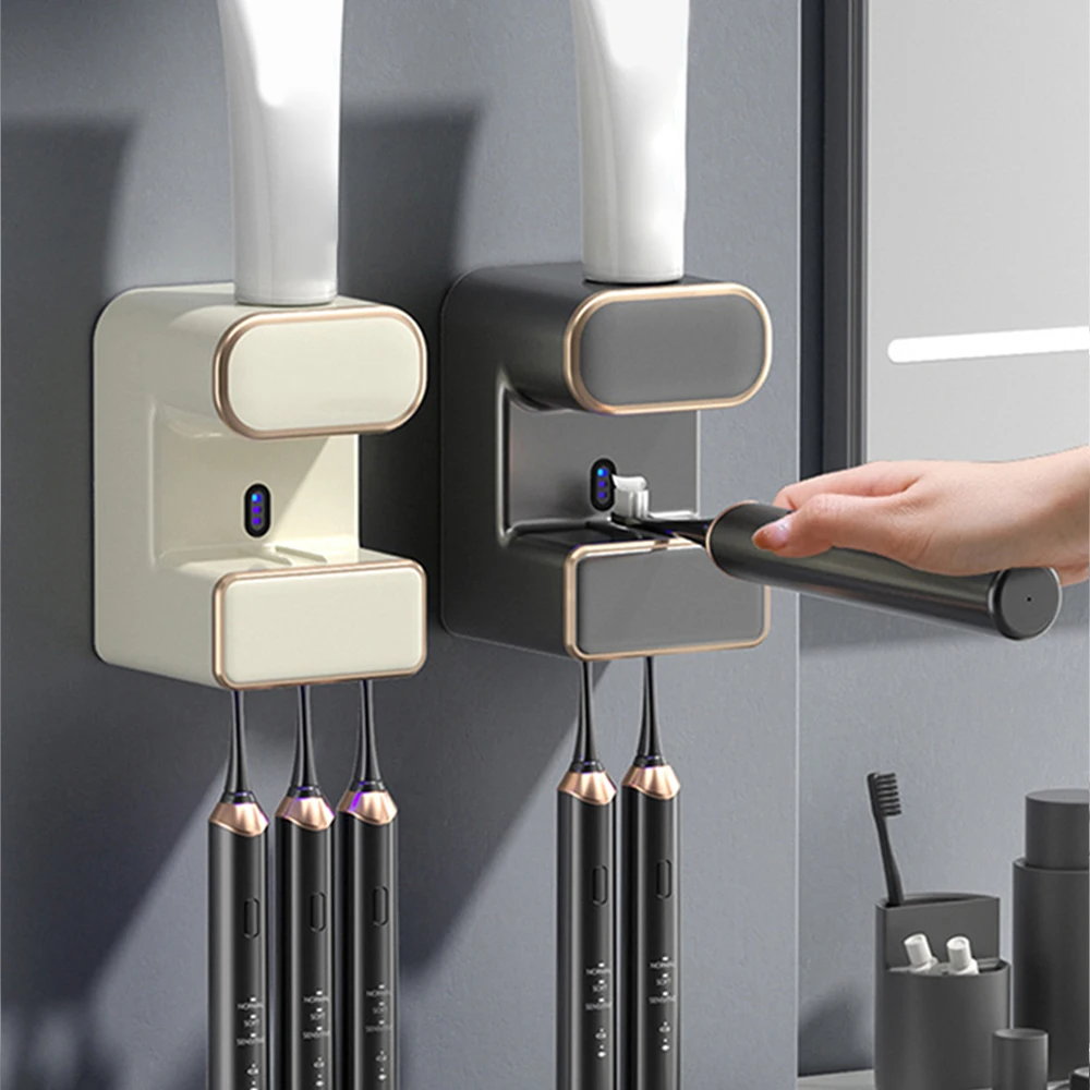 Автоматический Дозатор зубной пасты умный сенсор USB зарядка держатель для зубных